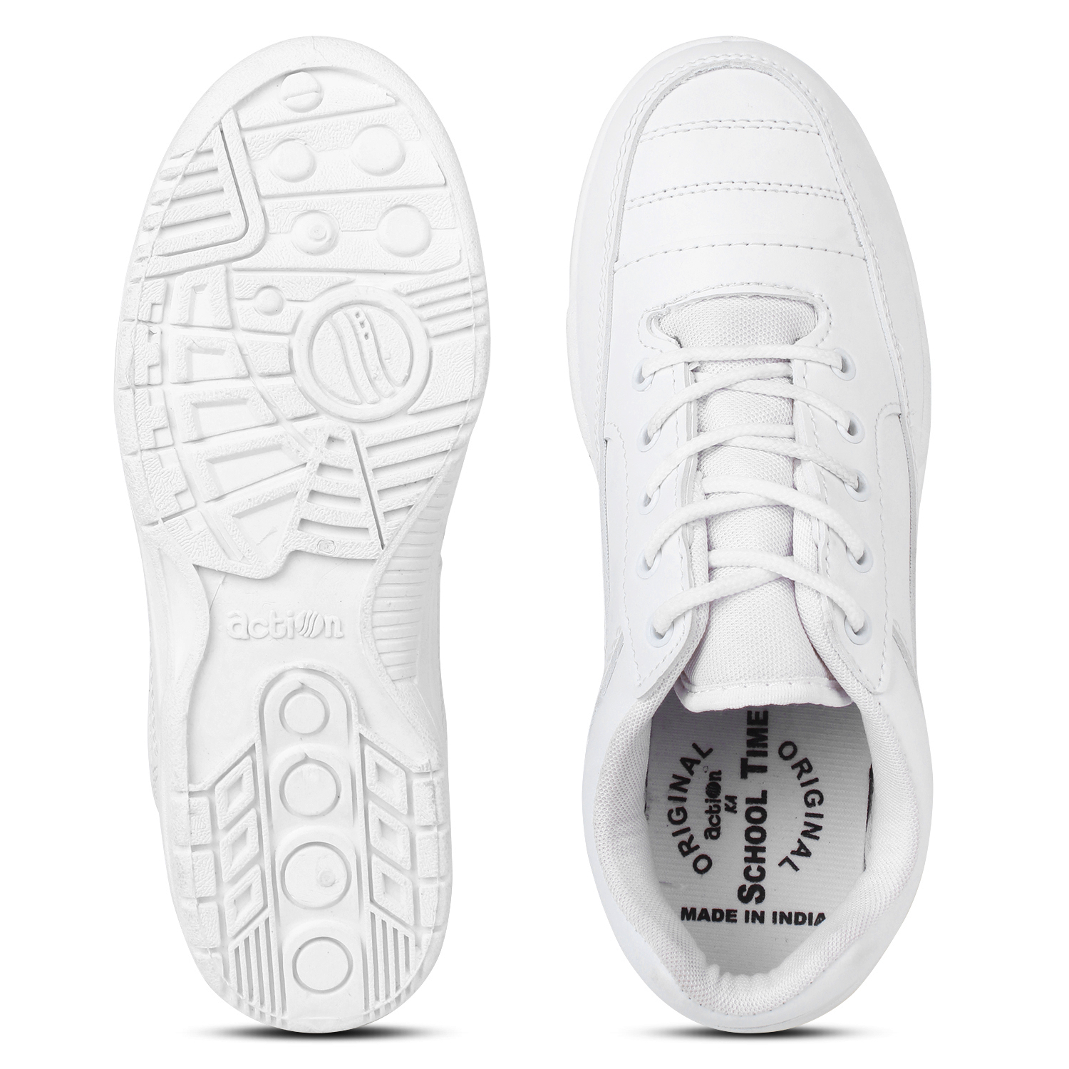 1158 White Action School Energy Shoes 
