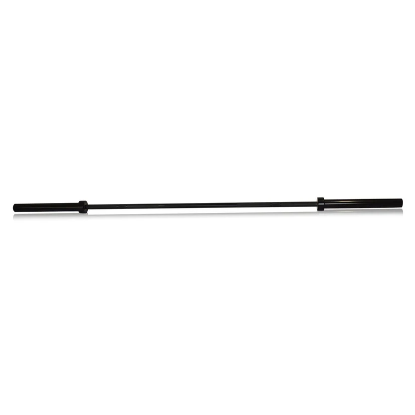 FITLAB Premium 7ft Commercial Barbell (Black Chrome) | 20kg