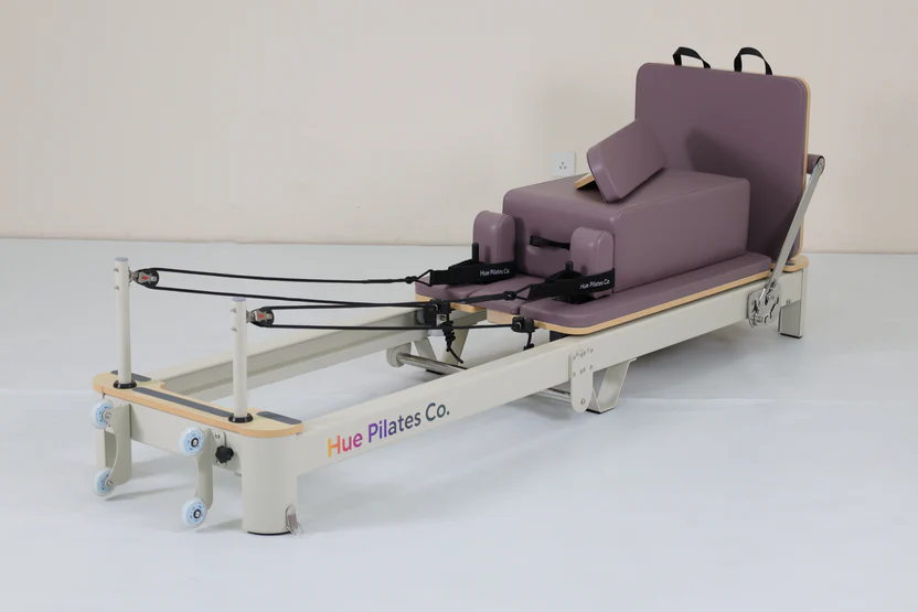 Hue Foldable Pilates Reformer - Mauve