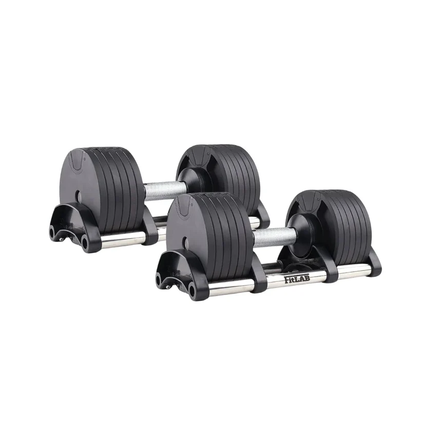 FITLAB 32kg Adjustable Dumbbells | 4kg Increment