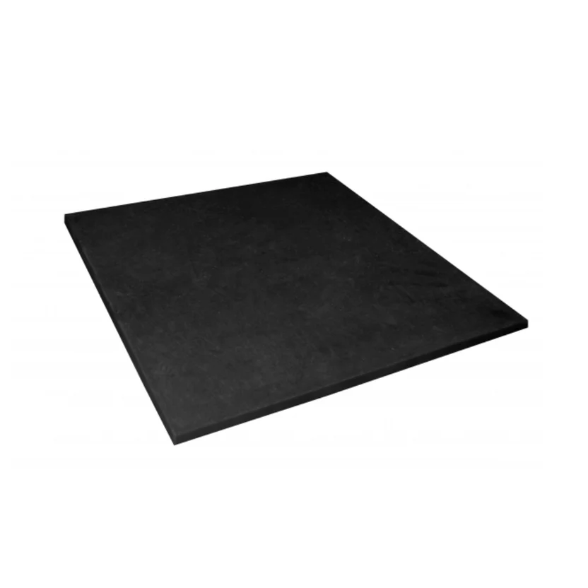 FITLAB 1m x 1m 15mm Thick Commercial Rubber Gym Flooring Mat