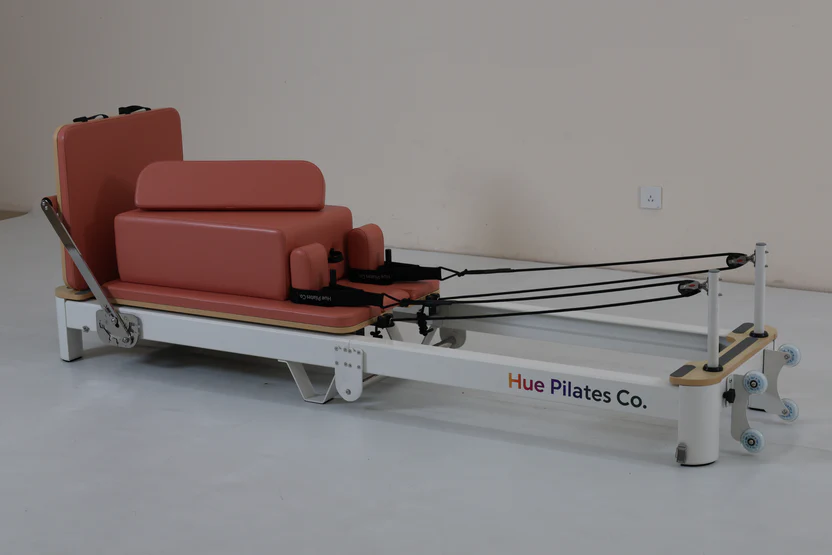 Hue Foldable Pilates Reformer - Moss