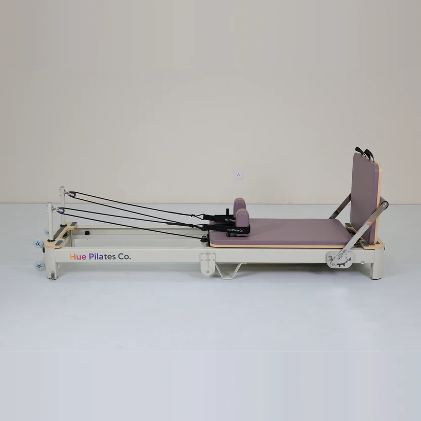 Hue Foldable Pilates Reformer - Mauve