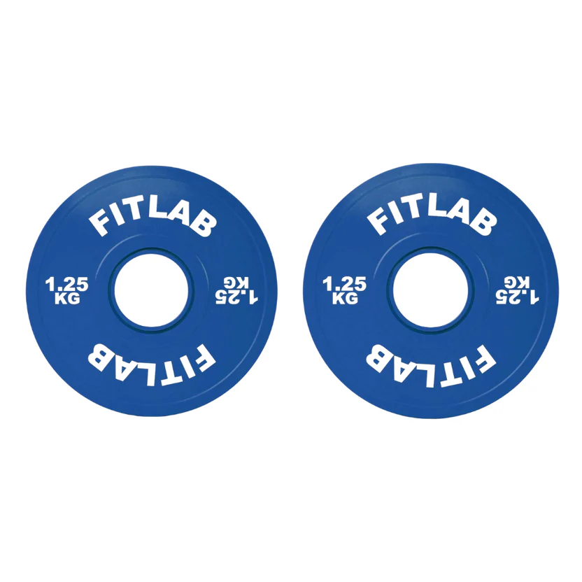 FITLAB Premium Coloured Fractional Plates - 1.25kg (Pair)