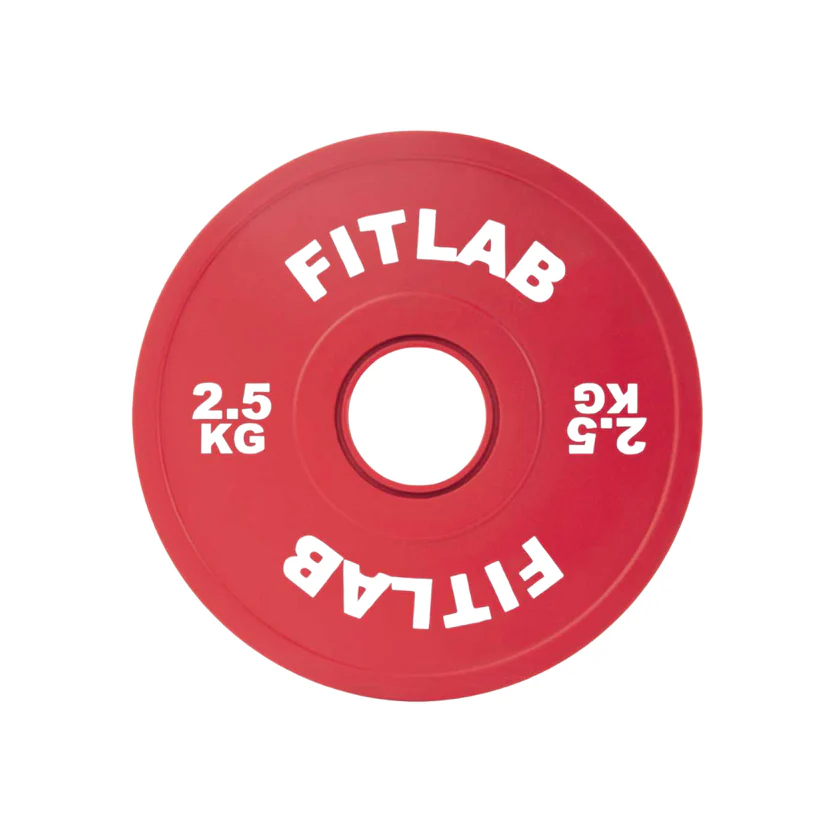 FITLAB Premium Coloured Fractional Plates - 2.5kg (Pair)