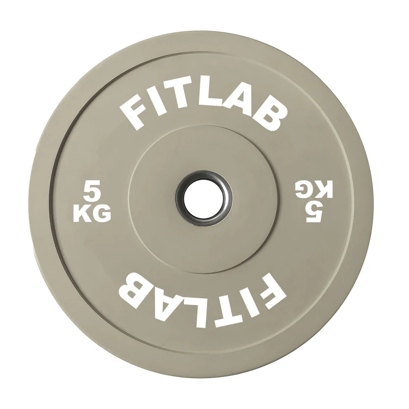 FITLAB Premium Coloured Bumper Plates - 5kg (Pair)