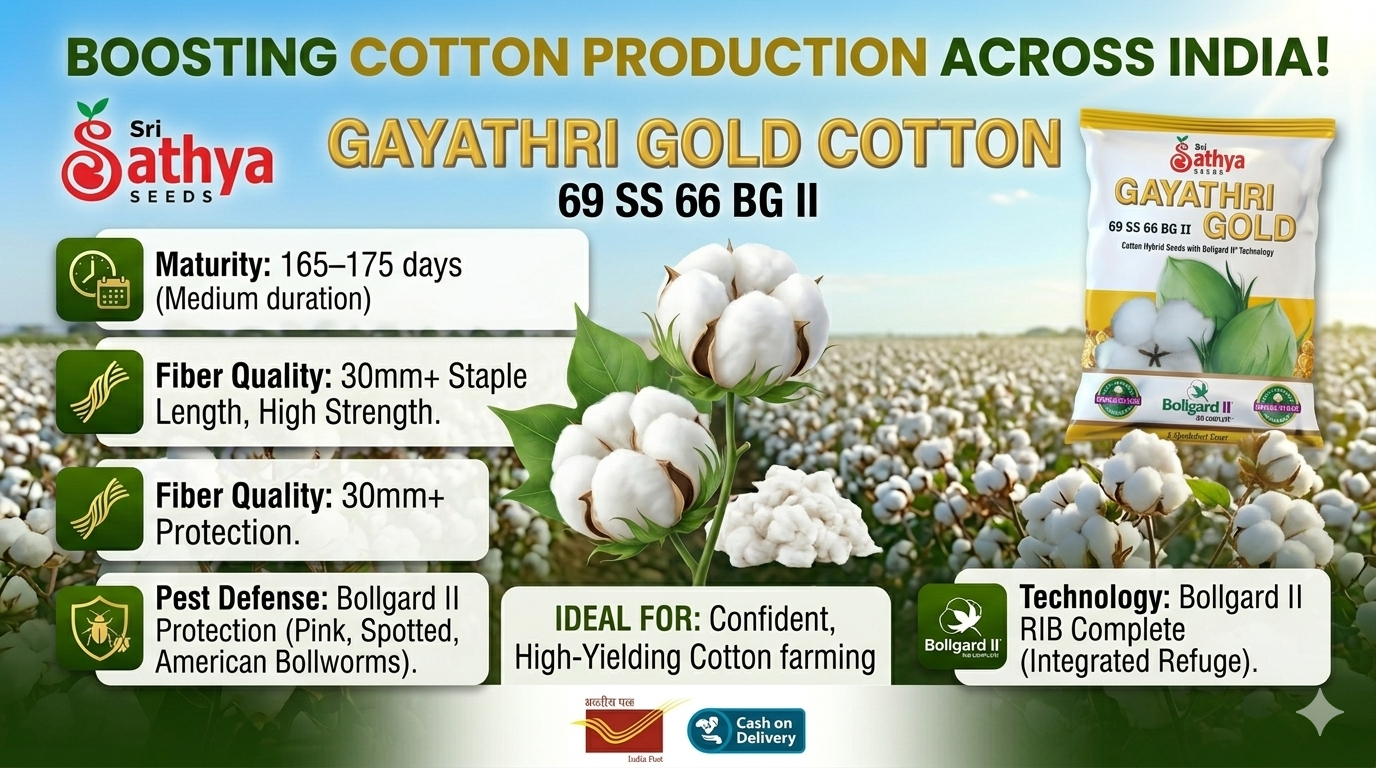 Gayathri Gold Cotton Hybrid Seeds