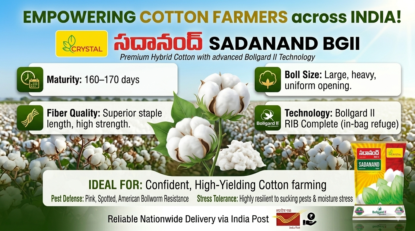 Sadanand BGII Cotton Seeds