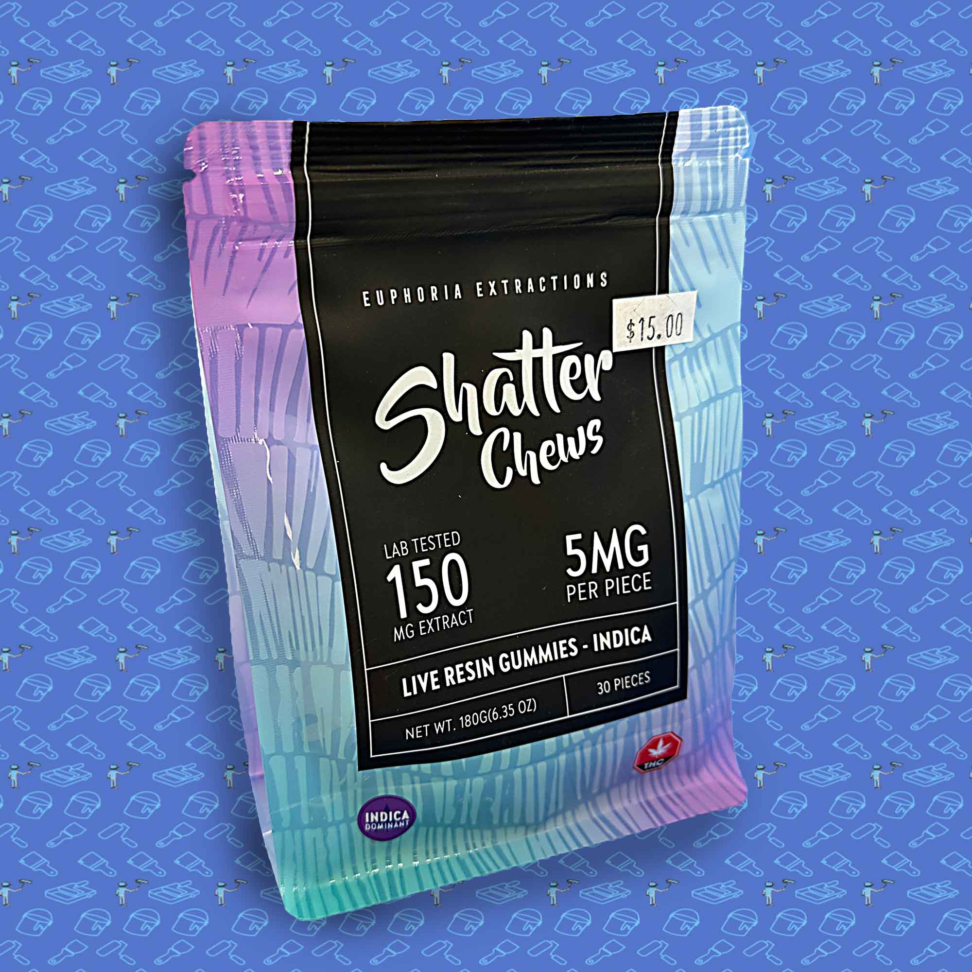 Euphoria Shatter Chews THC150