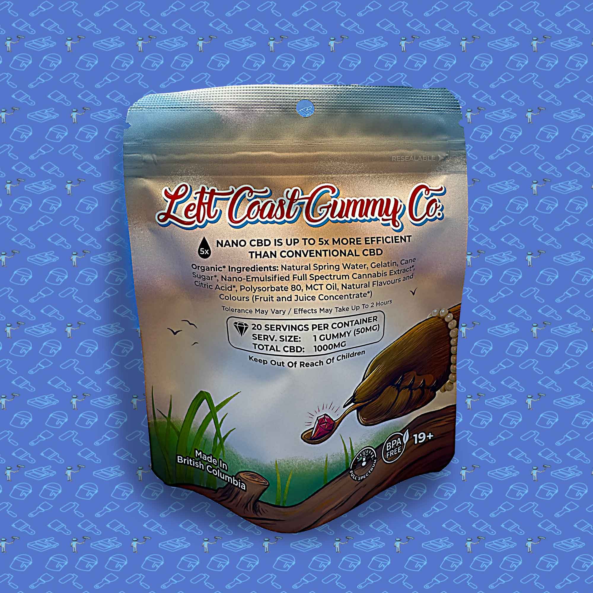 Left Coast Gummy Co CBD2000