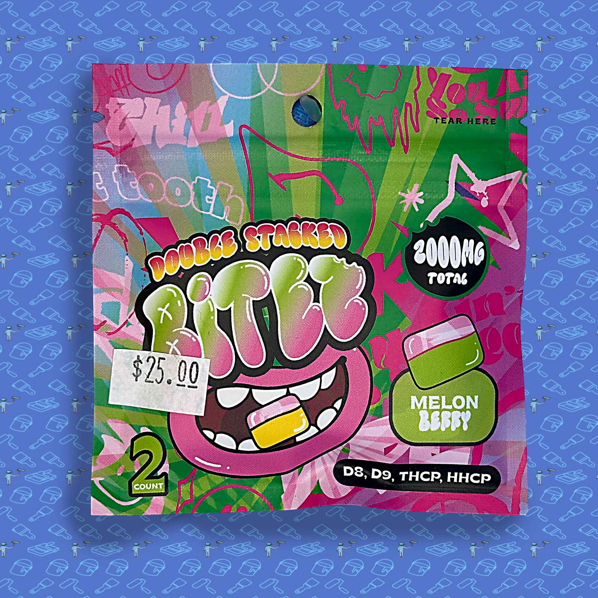 Ocho Double-Stacked BITEZ Gummies THC 2000mg
