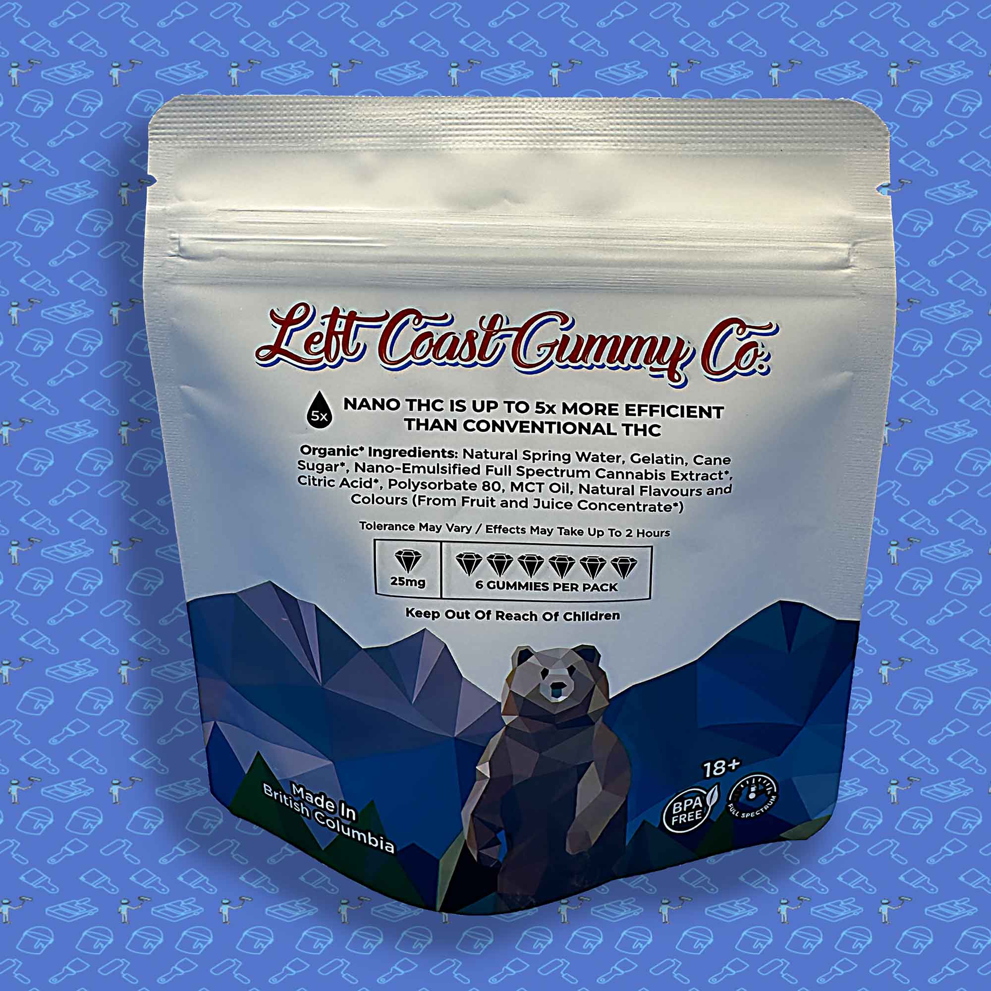 Left Coast Gummy Co THC150