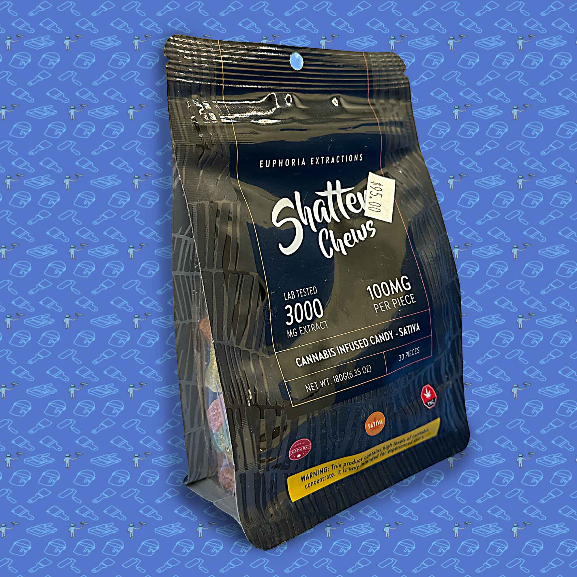 Euphoria Shatter Chews THC3000
