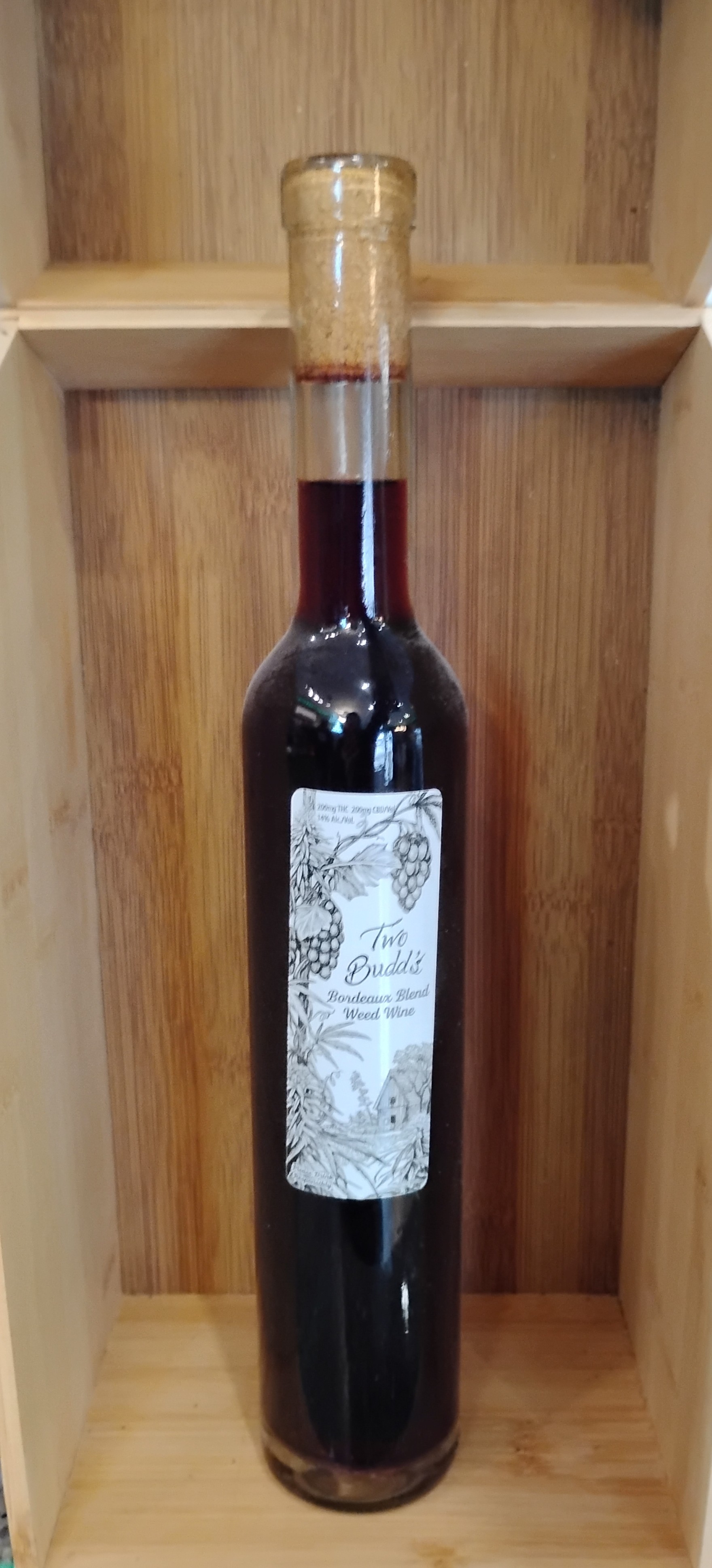 Two Buds Red Weed Wine