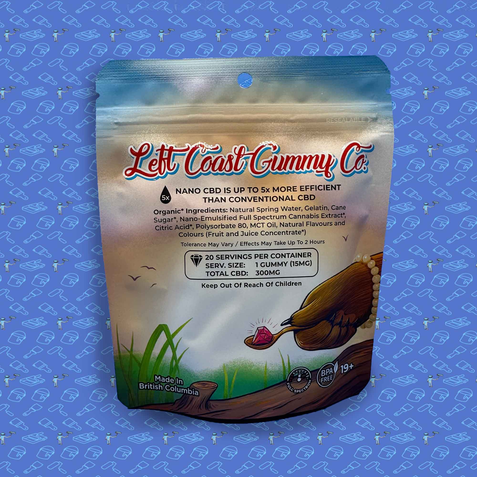 Left Coast Gummy Co CBD300