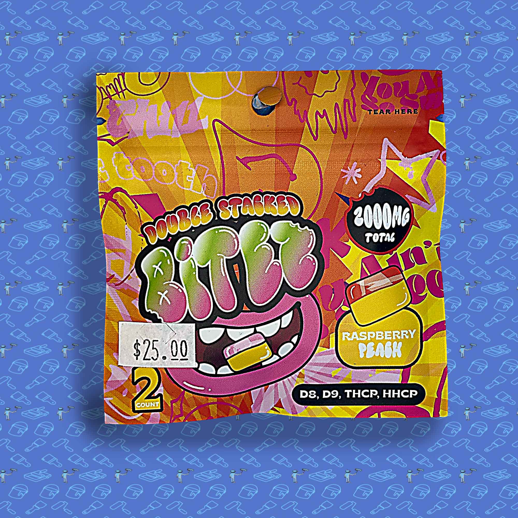 Ocho Double-Stacked BITEZ Gummies THC 2000mg