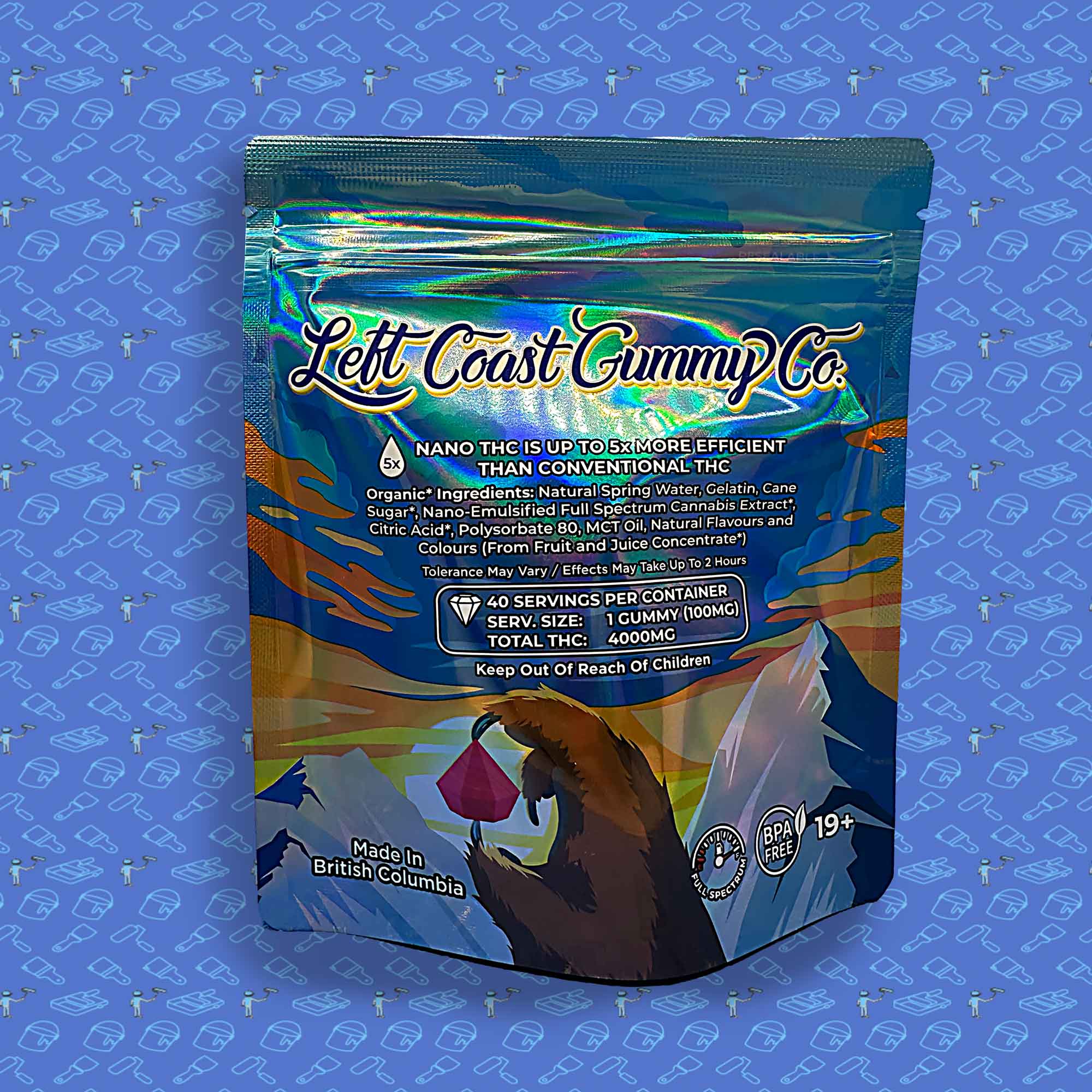 Left Coast Gummy Co THC4000