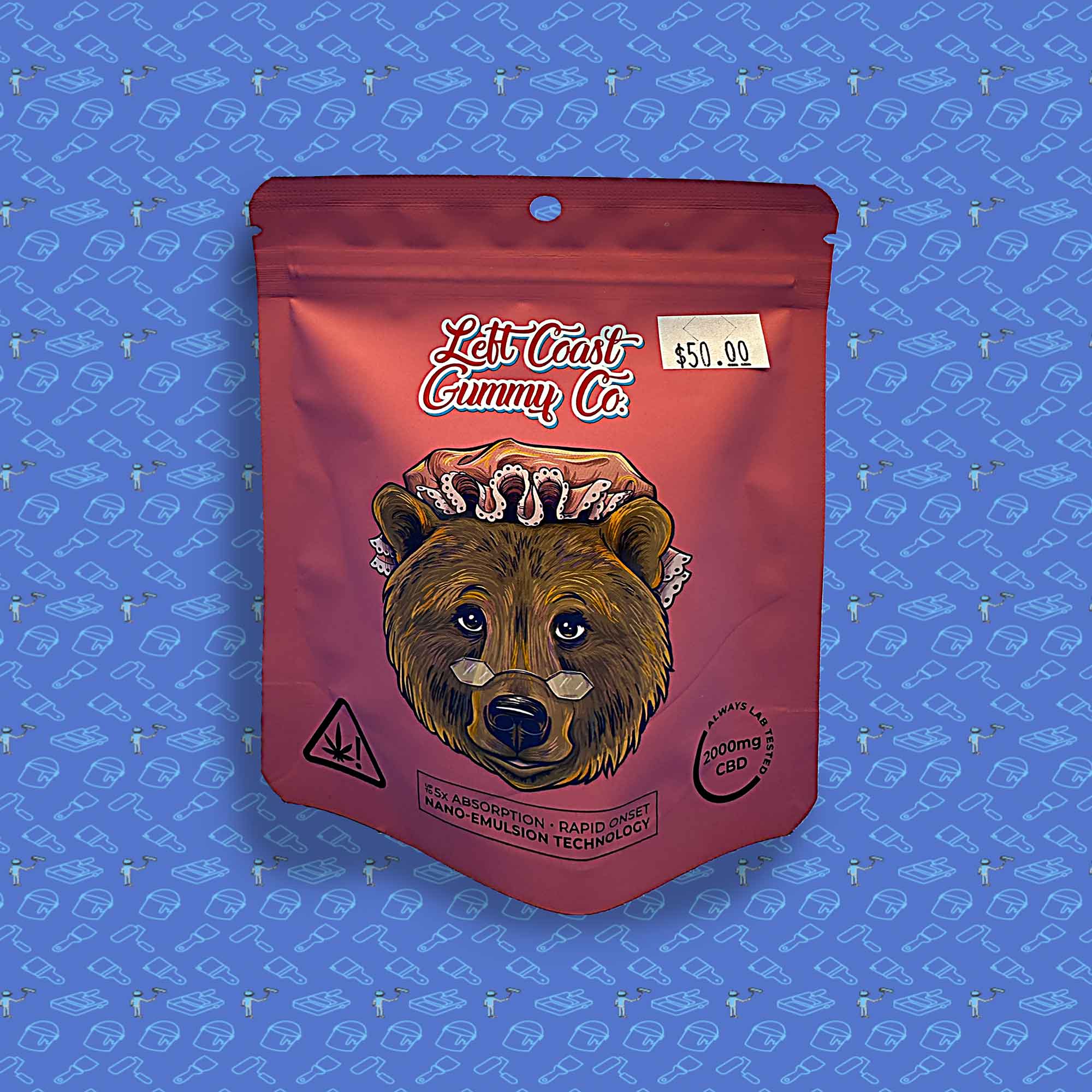 Left Coast Gummy Co CBD2000