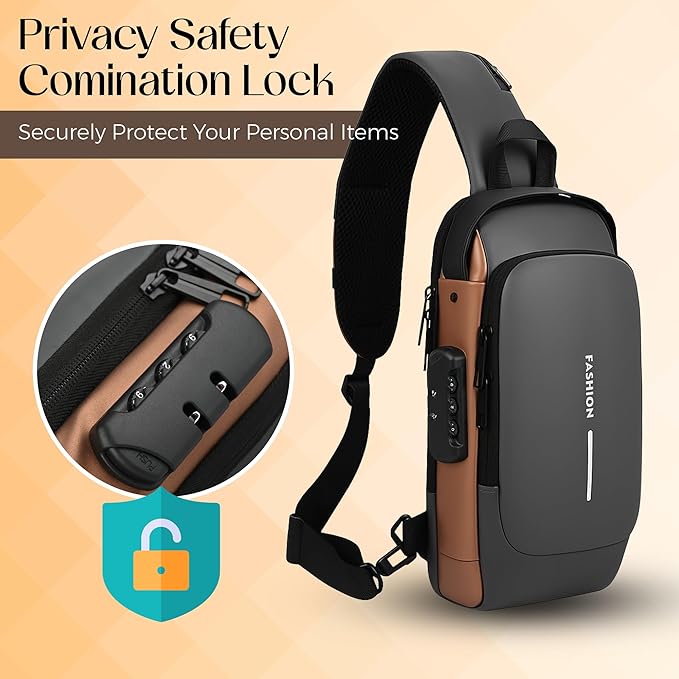 Anti-Theft Crossbody Sling Bag