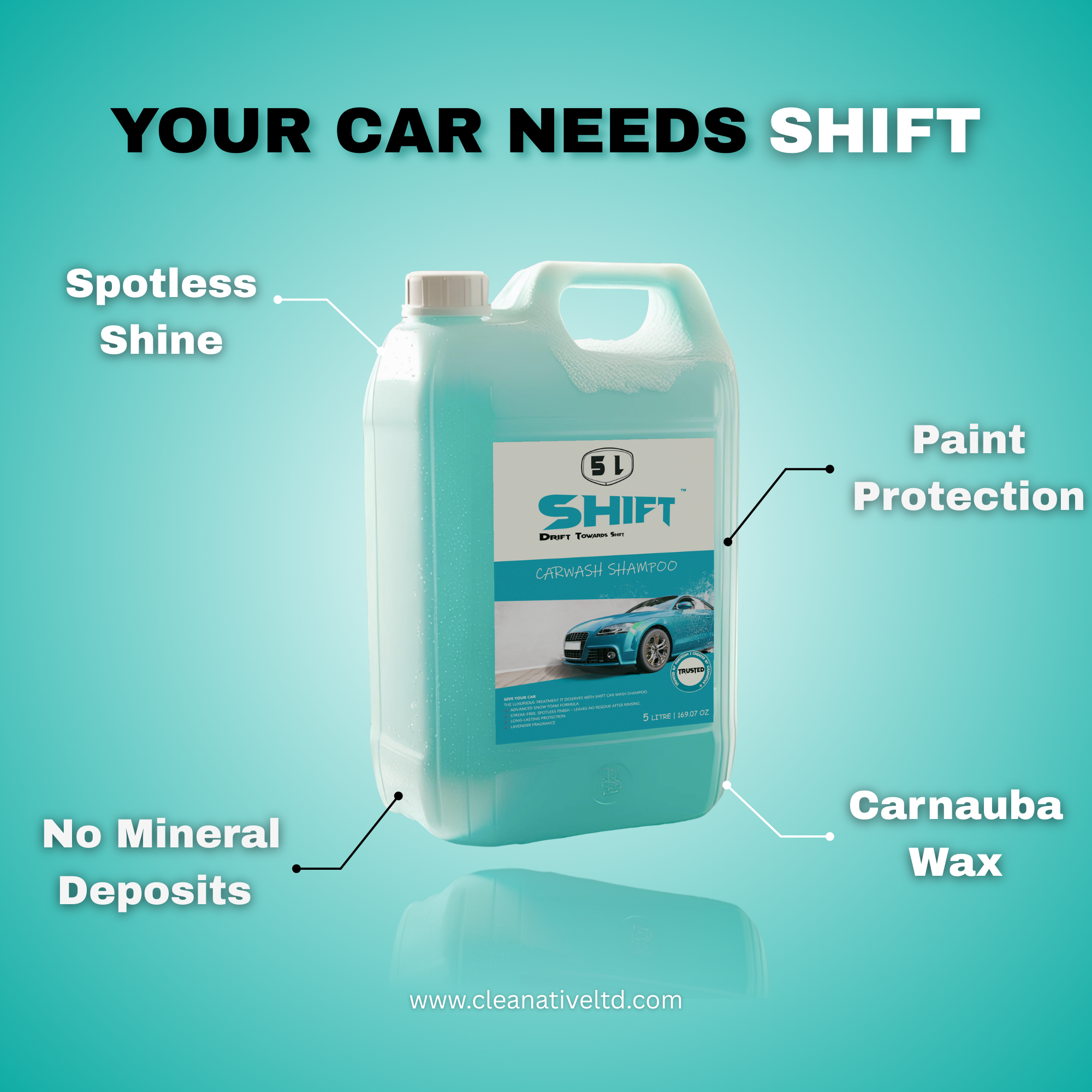 SHIFT Carwash Shampoo 5L