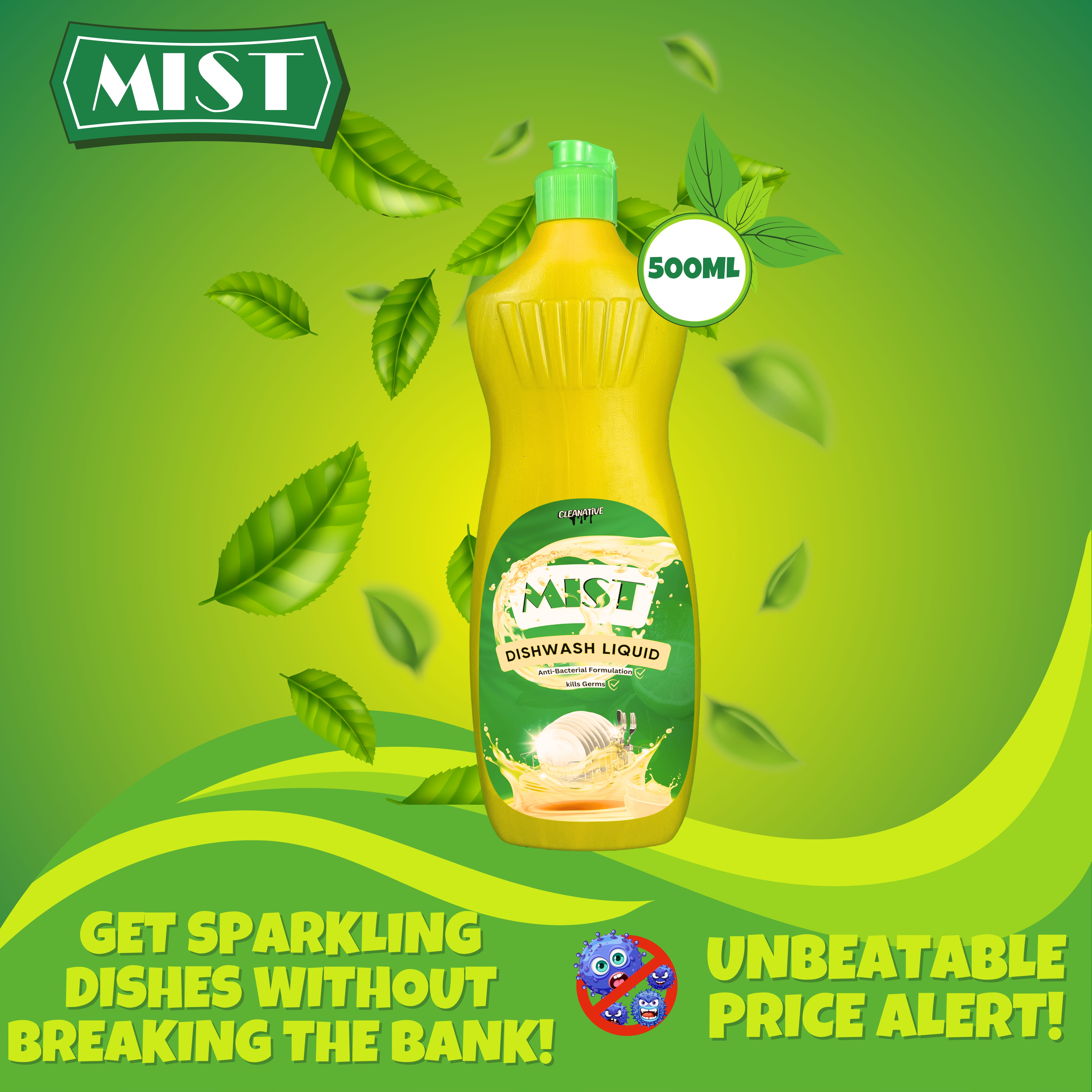 Mist Dishwash Liquid