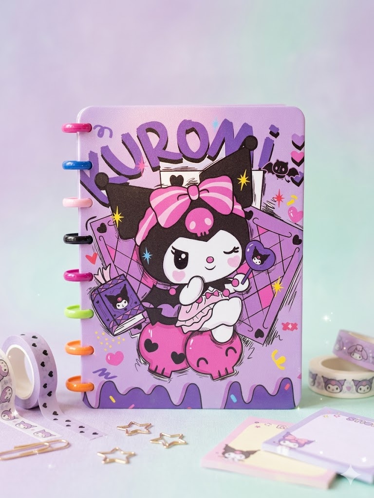 Kuromi Spiral Notebook