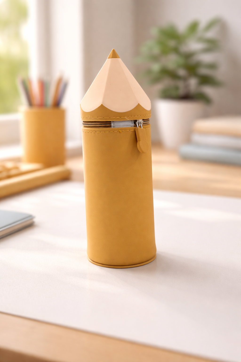 Pencil-Shaped Silicon Pencil Pouch