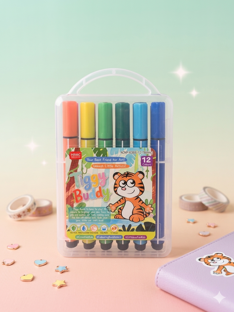 Washable 12 set sketchpens