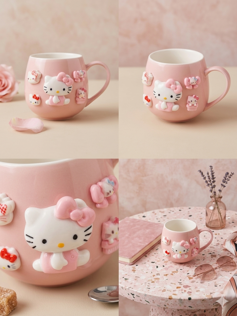 Hello Kitty 3D Ceramic Mug