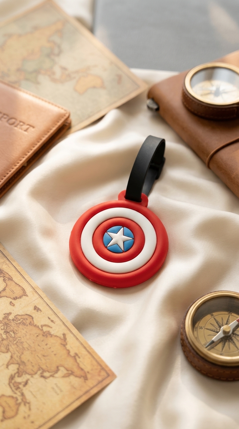 Captain Shield Luggage Tag