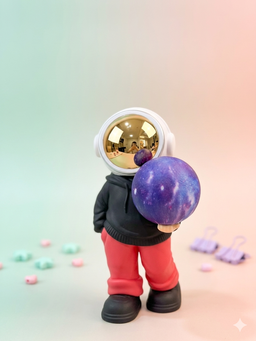 Astronaut Figurine Bluetooth Speaker with light