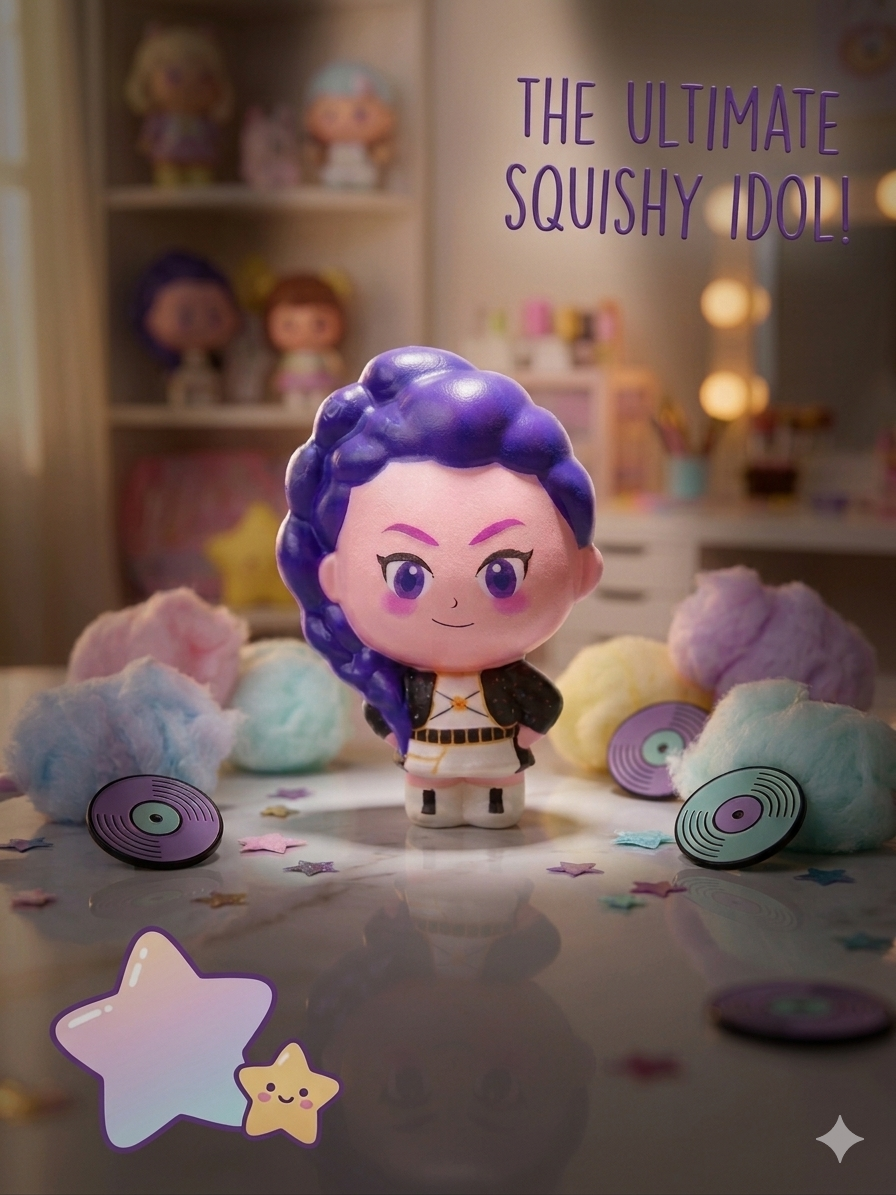 Dancing Girl Squishy Toy