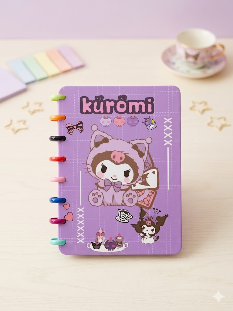 Kuromi Spiral Notebook