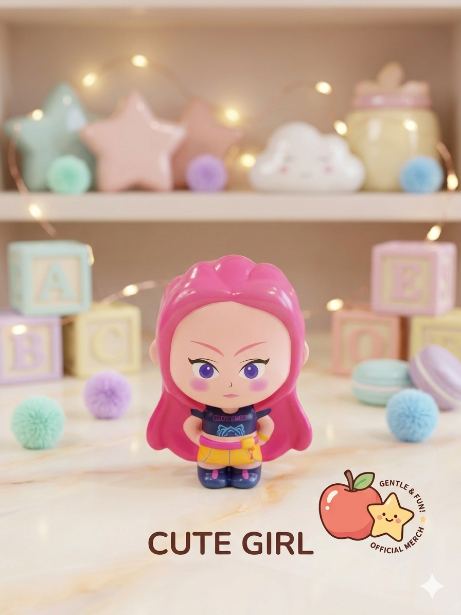 Dancing Girl Squishy Toy