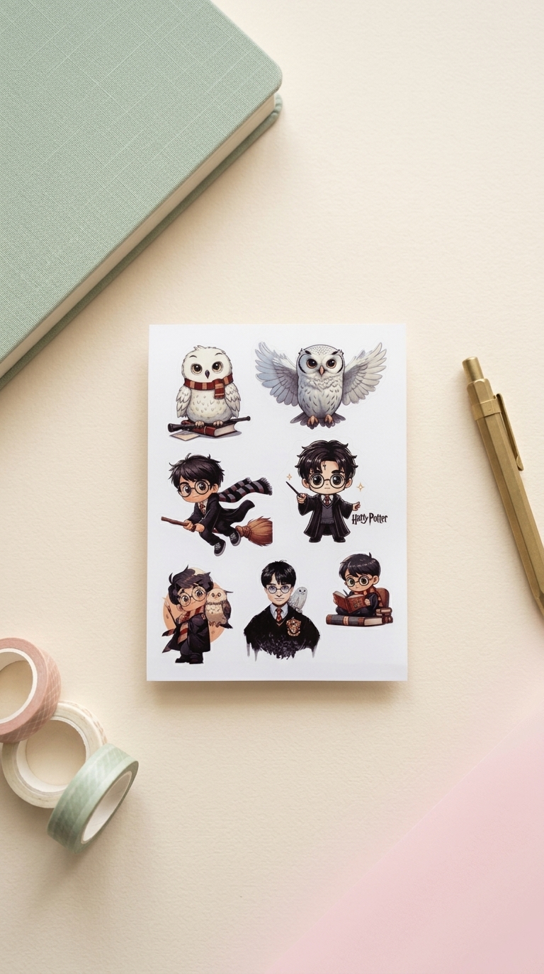 Wizard Theme Sticker Sheet