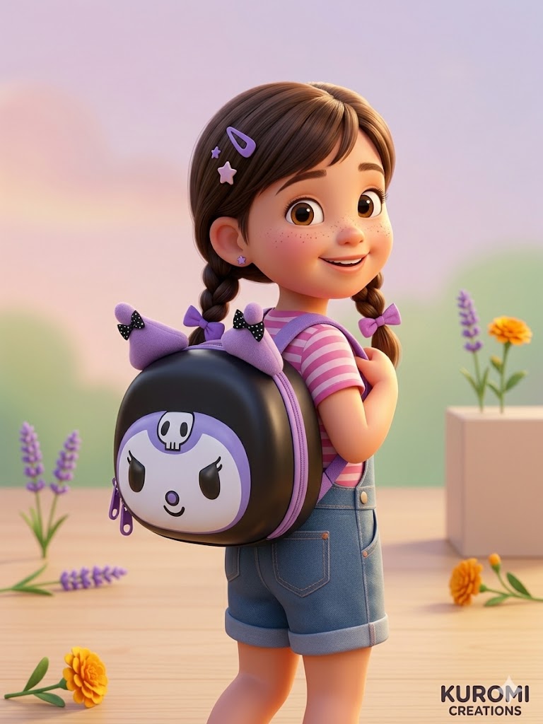 Kuromi Plush back pack