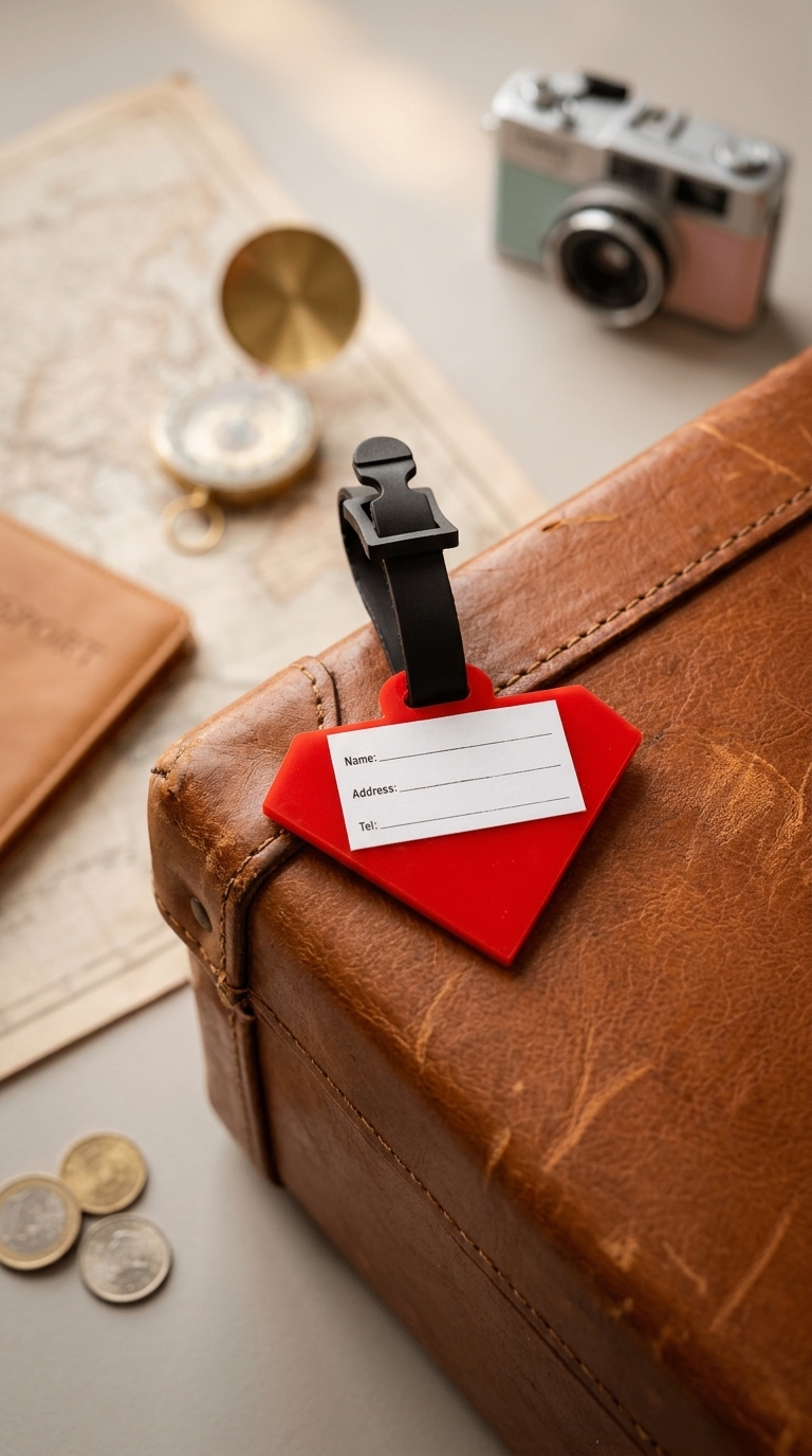 Superman Luggage Tag