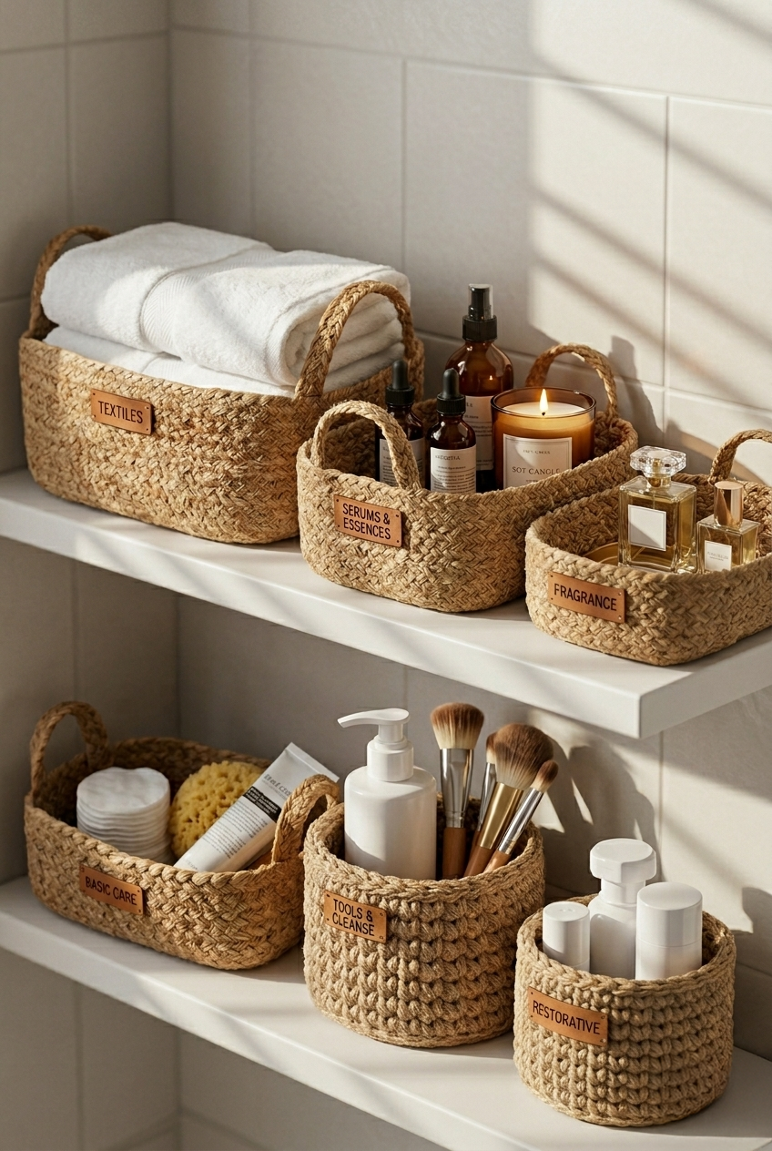 Set of Woven Storage Baskets