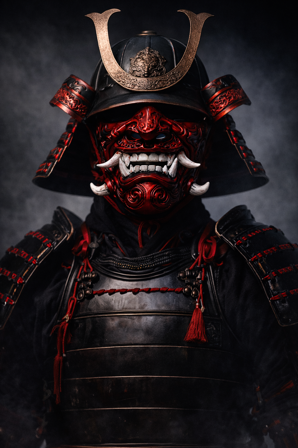 Crimson Oni Mask
