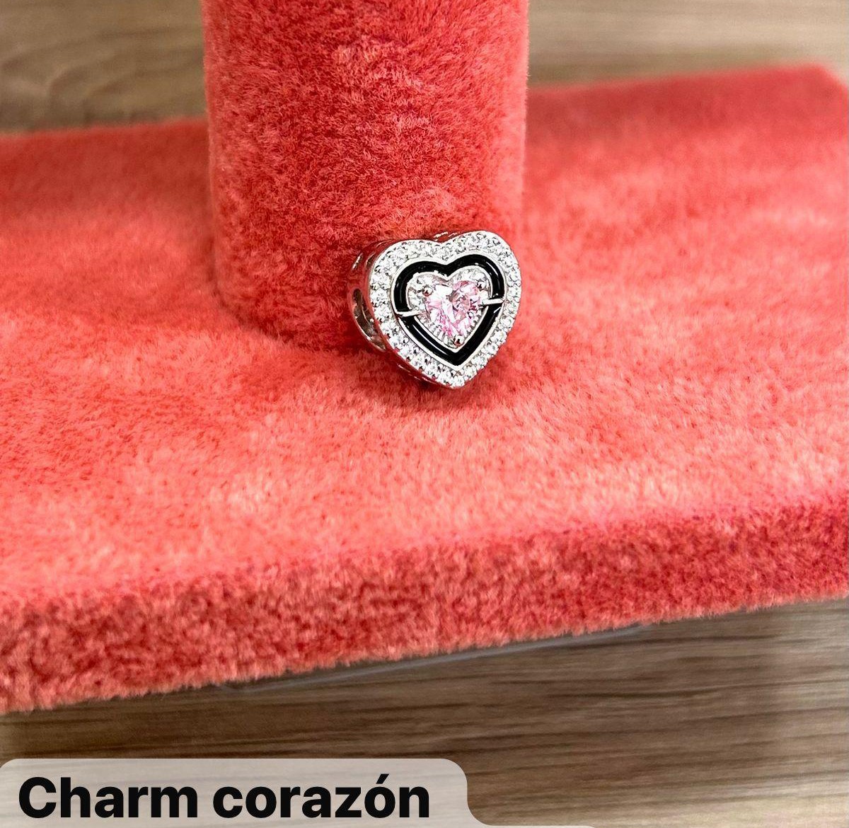 Charm corazón de plata