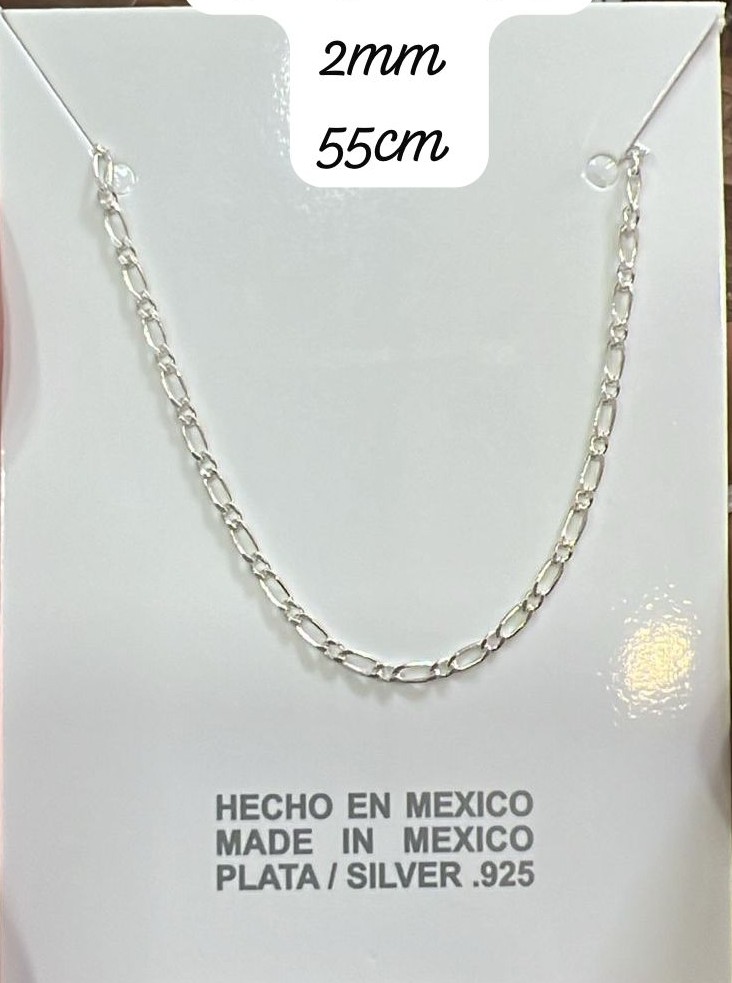 Cadena de Plata .925 2mm 55 cm