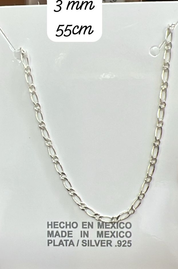Cadena de Plata .925 55 cm 3 mm