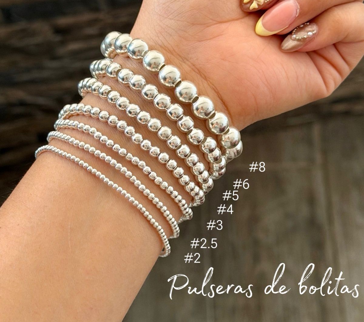 Pulseras de bolitas