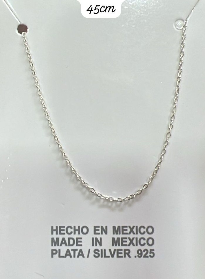 Cadena de Plata .925 45cm