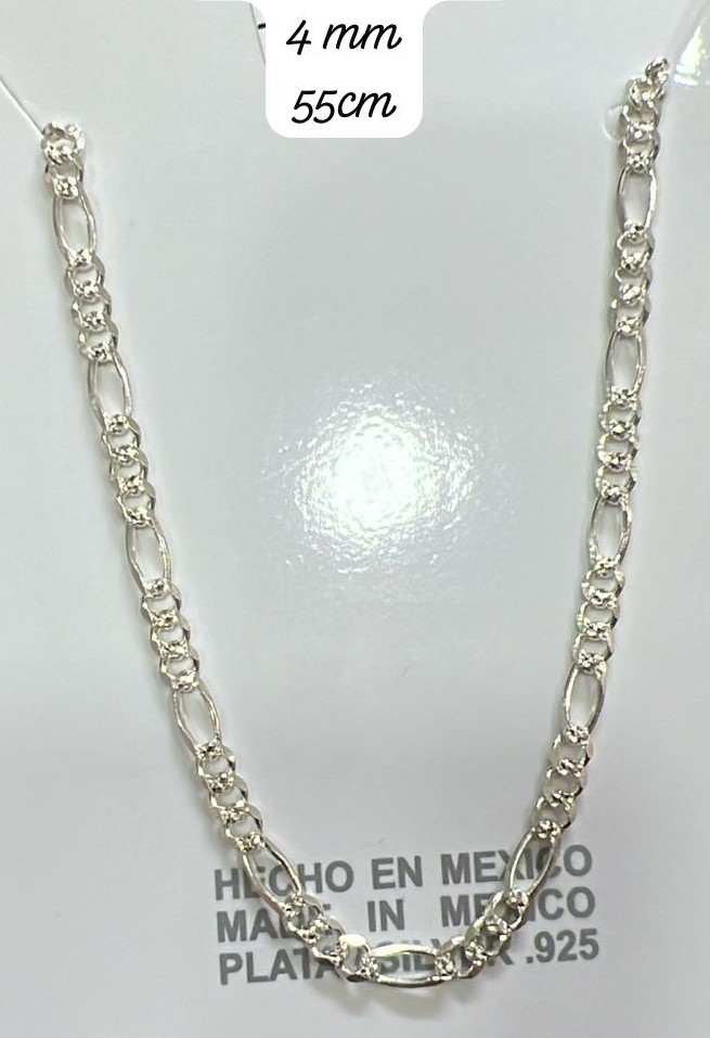 Cadena de Plata 55 cm 4 mm