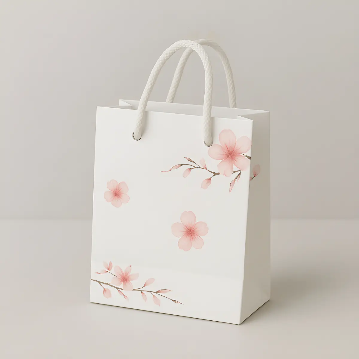 Mini Sacolinha Floral - 12x9x4 Cm