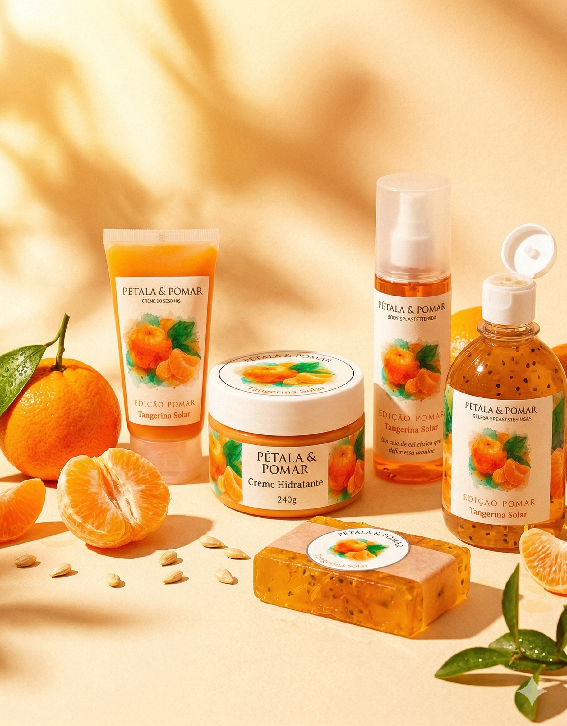 Kit Pétala & Pomar Tangerina Solar