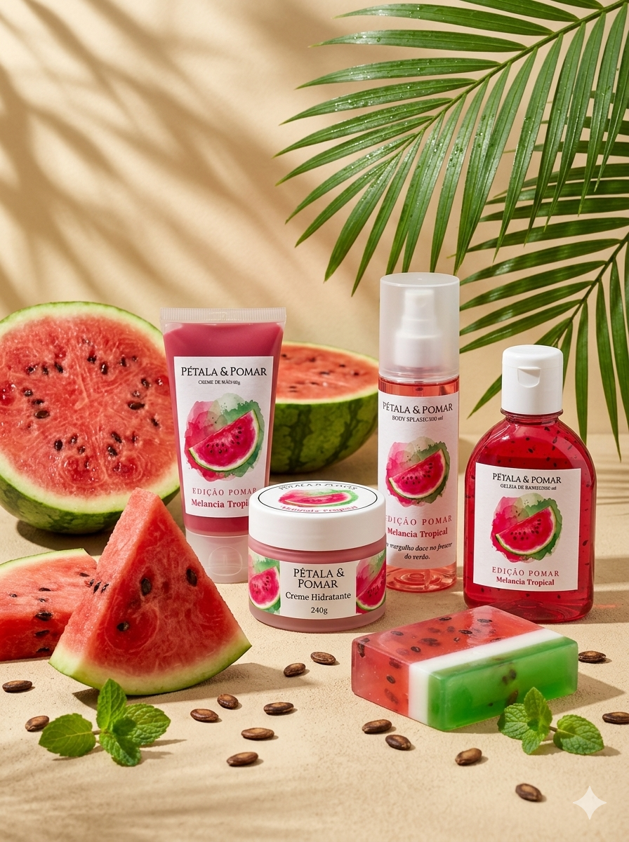 Kit de Cuidados Corporais Melancia Tropical