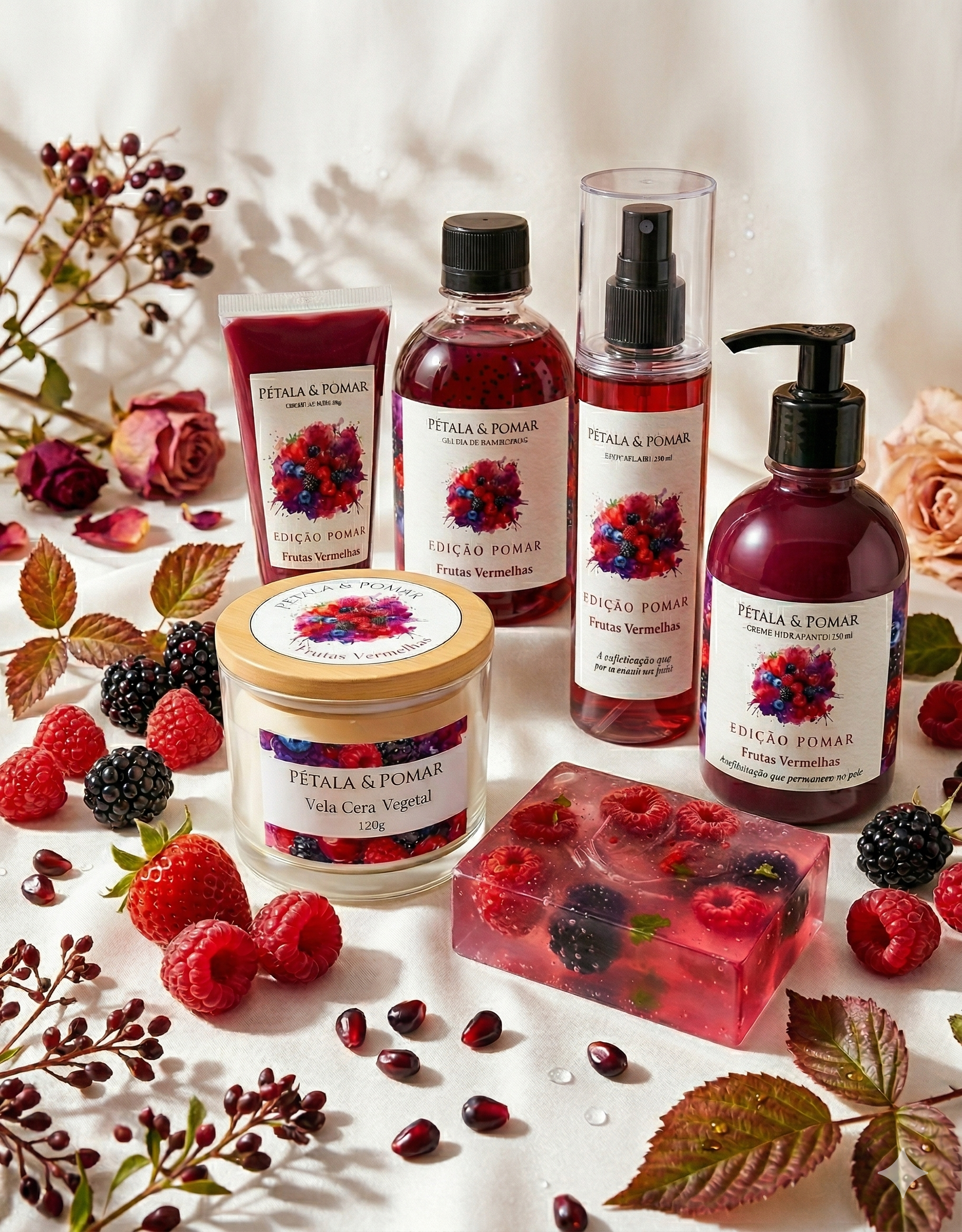 Kit Presente Frutas Vermelhas