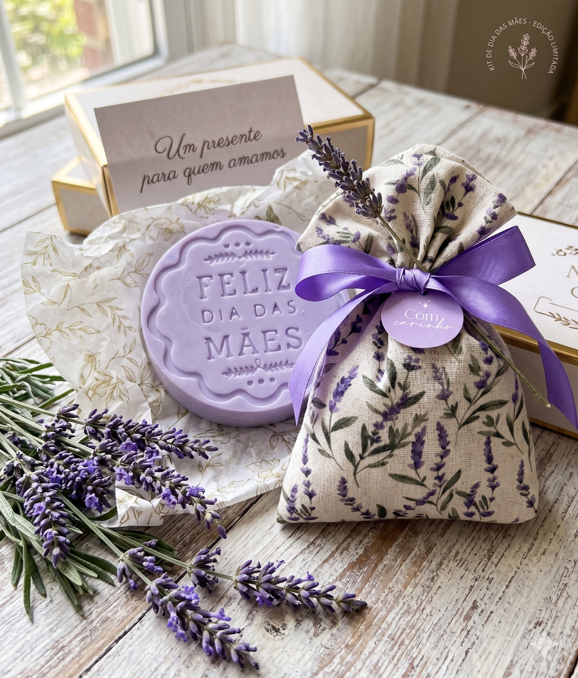 Kit de Presente Dia das Mães Lavanda - Mimo